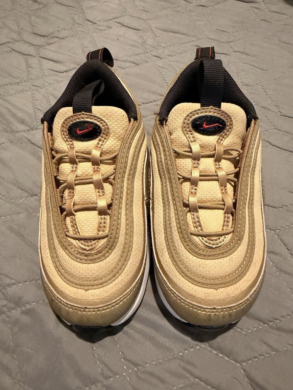 Toddler Nike Air max 97 Metallic Gold Size 10C